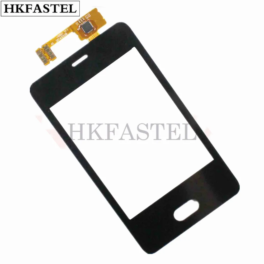 Hkfatel сенсорный экран для Nokia Asha 501 N501 двойная Sim дигитайзер стекло внешняя Передняя