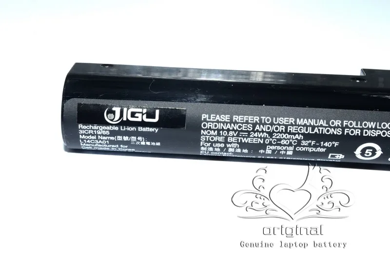 Оригинальный аккумулятор JIGU для планшета 5B10H4276 L14S3A01 L14C3A01 LENOVO IdeaPad 100-15 15IBY 10 8 В 24WH |