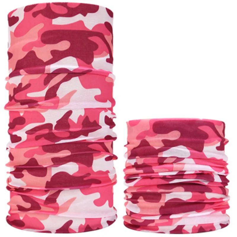 Бандана Балаклава шеи Gaiter Snood Beanie Камуфляж Череп Пламя трубчатый шарф