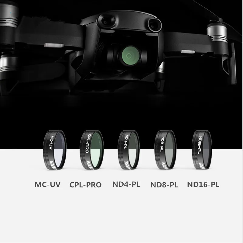 Mavic Air Drone PL Отрегулируйте фильтры нейтральной плотности UV CPL ND ND4 ND8 ND16 поляризационный HD фильтр для DJI Mavic Air Drone аксессуары