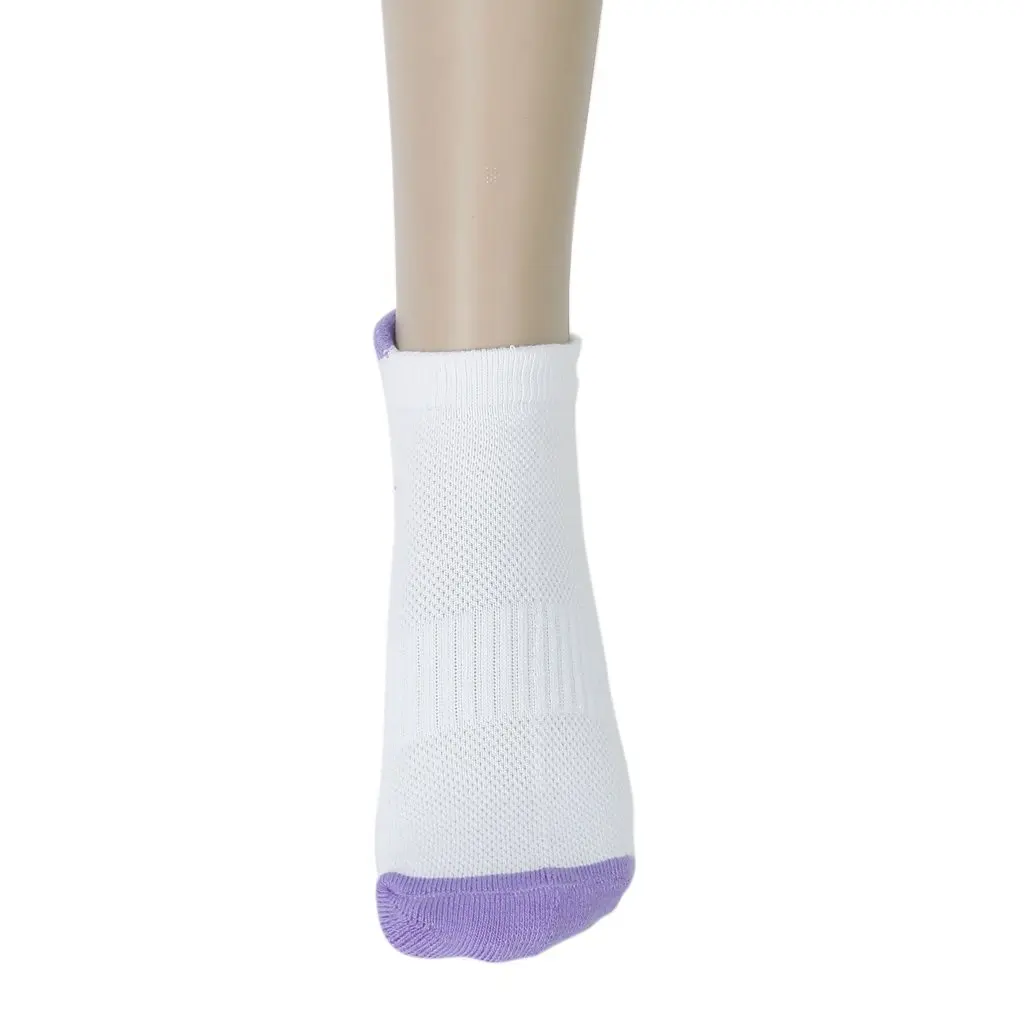 Носки Для Йоги С нескользящими массажными гранулами женщин фиолетовый белый|yoga