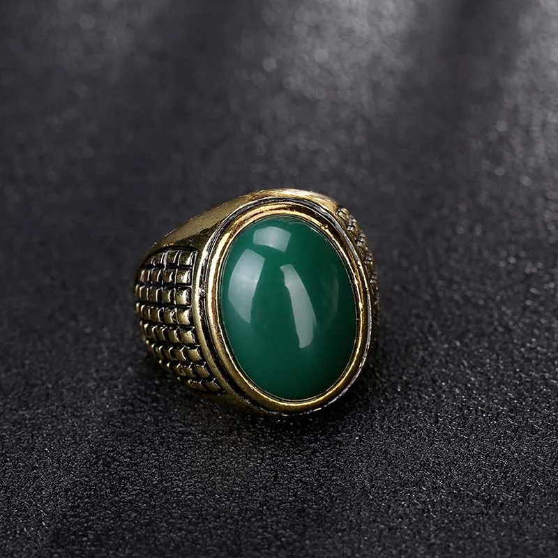 Женские и мужские винтажные кольца WLP овальная форма 3 цвета античное покрытие G