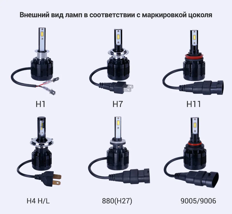 TC-X LED светодиодные лампы H1 H7 LED H11/H8/H9 H4/9003 9005/HB3 9006 /HB4 880/H27 7200LM 6000 К фары автомобиля ближний дальний свет противотуманные фары