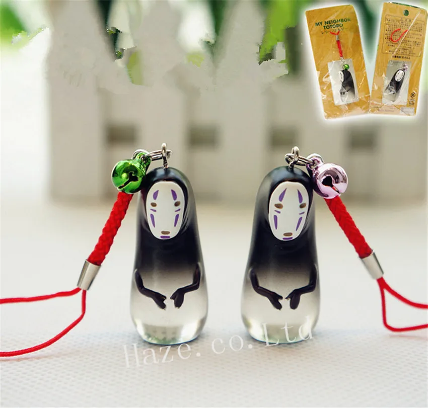 Кулон на цепочке для ключей Studio Ghibli Безликий человек без лица из смолы|pendant men|pendant