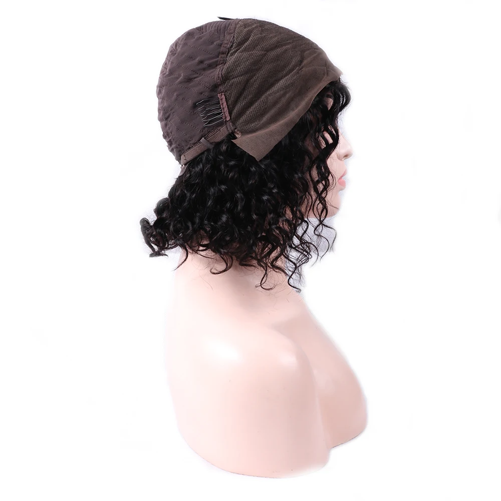 Sterly короткий Боб Малайзии вода волна человеческих волос парик Remy Синтетические