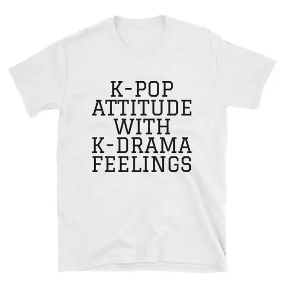 Kpop отношение с kdrama чувства Футболка kpop k-pop футболка в стиле tumblr hipster повседневные