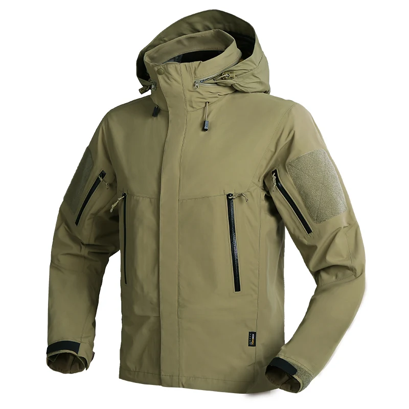 CQB Высокое качество зимняя верхняя флисовая куртка Для мужчин Рыбалка Отдых на