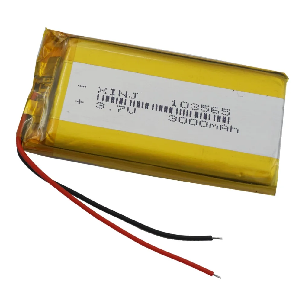 XINJ 3 7 V 3000 mAh литий полимерный аккумулятор элемент 103565 для телефона gps электронная