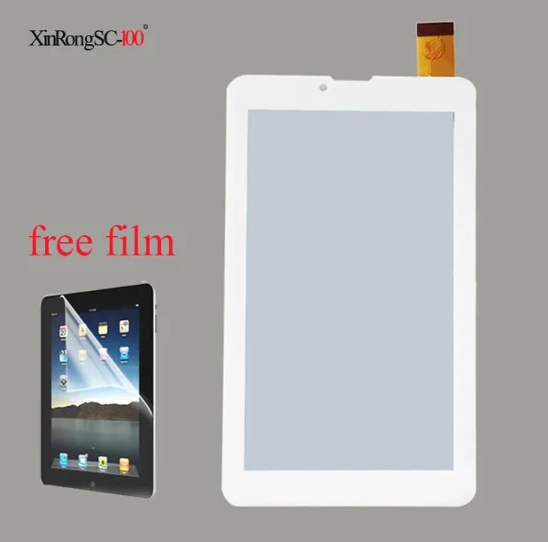 white touch and film " Oysters T72ER 3g/woolder miTab Freedom 3g сенсорный экран дигитайзер панель ЖК-дисплей планшет стекло сенсор Замена - Цвет: white touch and film