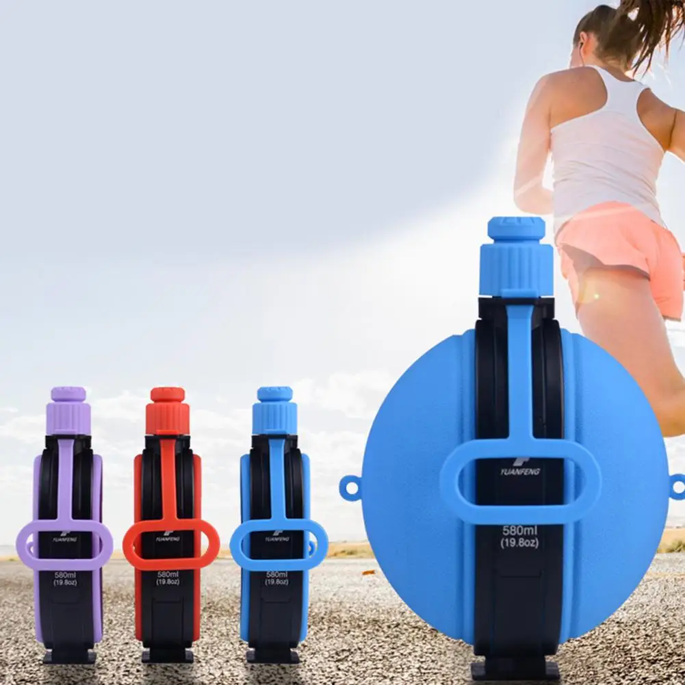 Складная водная Bottle-580ML Mounchain из 100% пищевого материала герметичная спортивная