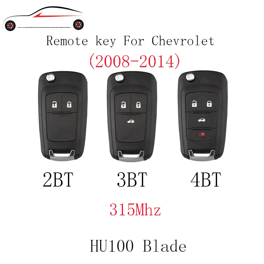 Горбин 315 МГц дистанционный ключ для Chevrolet Aveo Cruze Orlando 2008 2009 2010 2011 2012 2013 2014