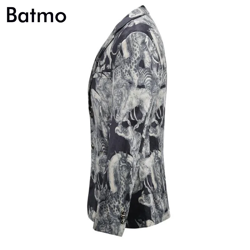 Batmo 2017 новое поступление осень и зима мода английский стиль бархат печати