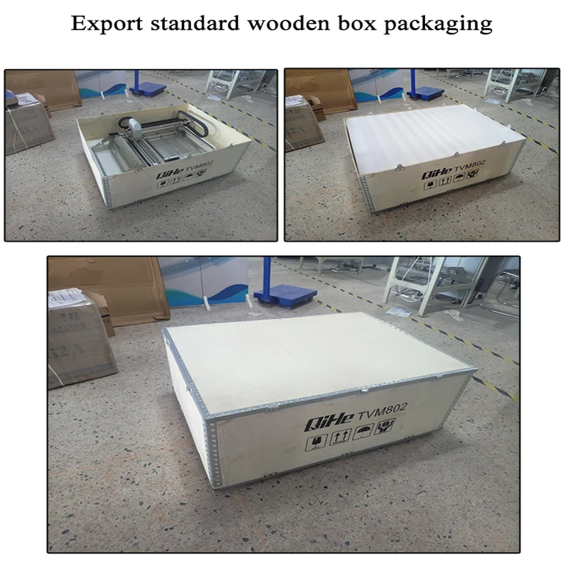 Двойной визуальный захват и установка машины TVM802B сборка производственная линия