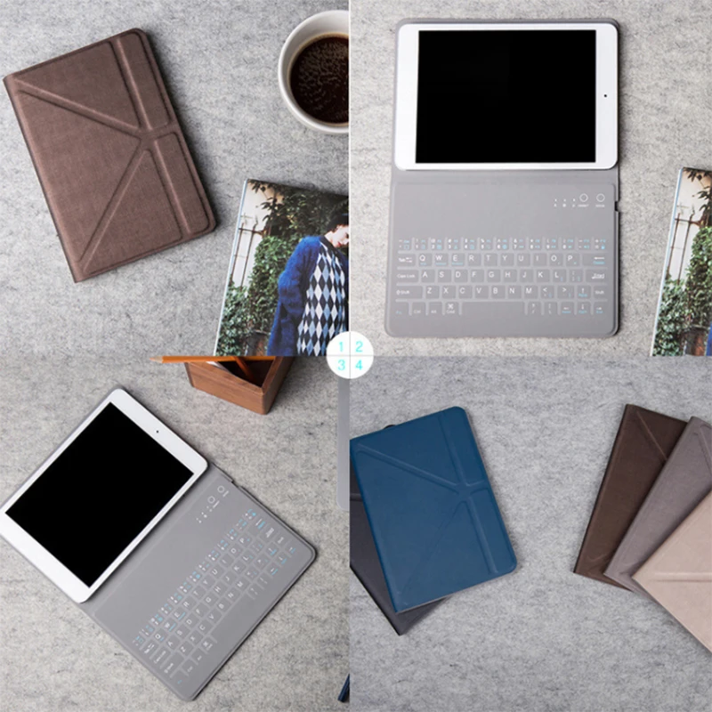 Чехол Ygctfnp для iPad Mini 1 2 3 4 чехол планшета 7 9 дюйма с Bluetooth клавиатурой портативный