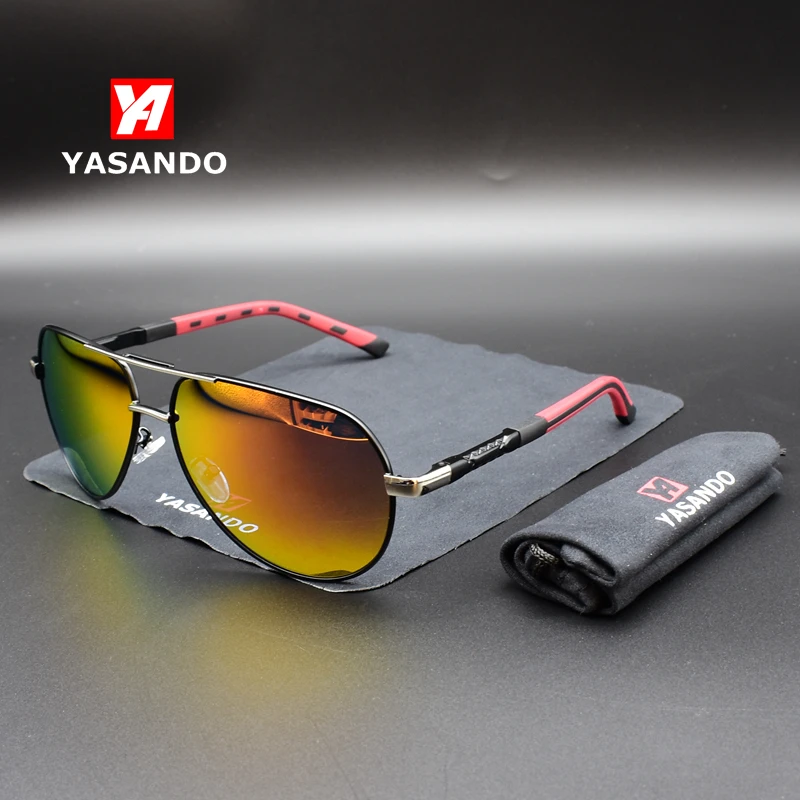 Солнцезащитные очки es для мужчин поляризационные противосолнечные зеркало YASANDO