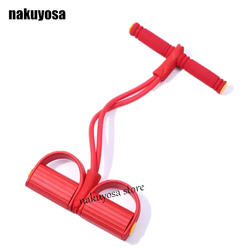 2 трубки сидячие ралли Йога сопротивление полосы педаль тонкая талия снижение