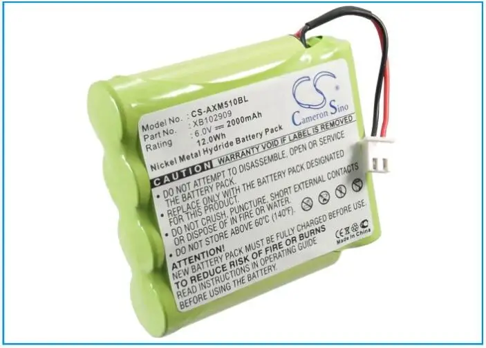 Cameron Sino 2000mAh батарея для AXALTO 3W M5 M8 Magic 3 T036244A UB70060 XB102909 DEJAVOO X1000|Цифровые аккумуляторы|