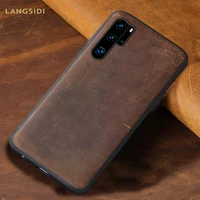 genuine pull up leather phone case for huawei p30 pro p20 p40 lite mate 40 20 y8p nova 5t cover for honor 10i 20 pro 10 8x 9x 8a