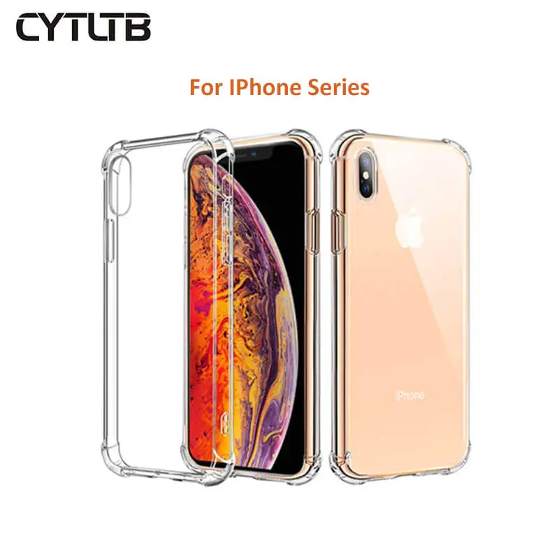 Чехол для телефона из ТПУ Iphone Xr 7 X Xs Max Ультратонкий Прозрачный чехол 8 6S 6 Plus