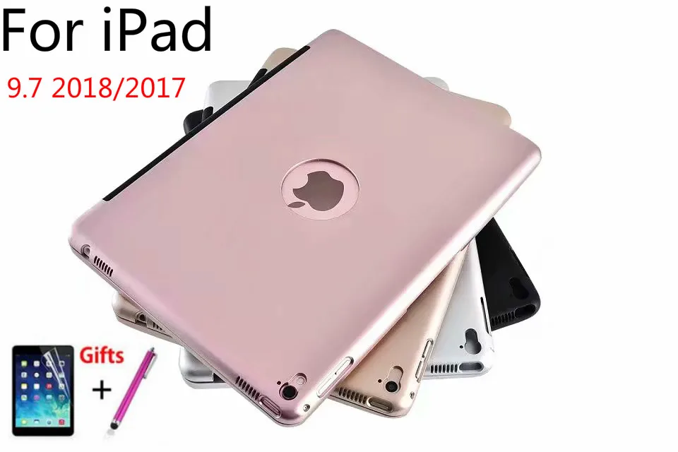Чехол для нового IPad 9 7 2018 2017 чехол с беспроводной Bluetooth клавиатурой из АБС