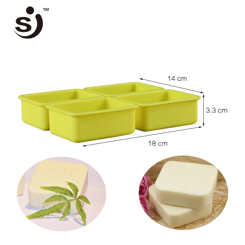 Силиконовая форма для мыла ручной работы SJ 3d прямоугольные ремесла сделай сам 125