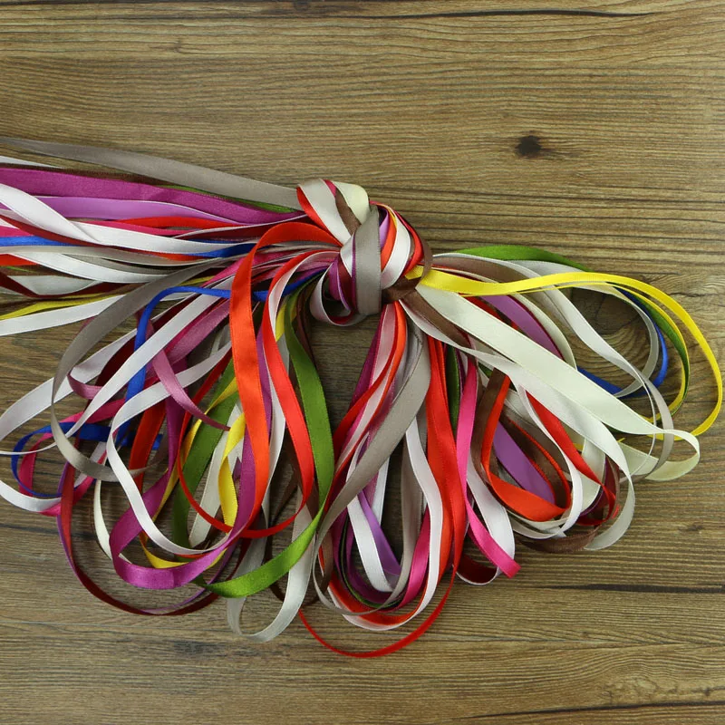 Шелковая лента 6 10 мм 50 ярдов разные цвета|ribbon yard|50 yard ribbonribbon yards |
