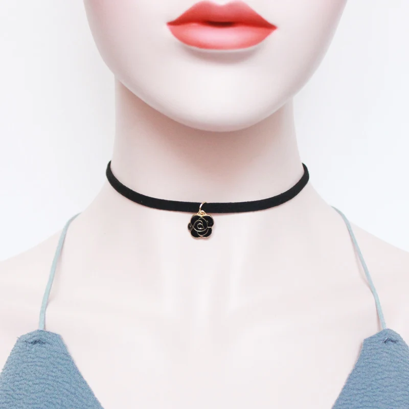 Новое модное ювелирное изделие подвеска из сплава в виде Розы полированный