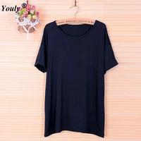 modal tops all match o neck short sleeve t shirts 2021 women bottoming loose highly elastic undershirt casual t