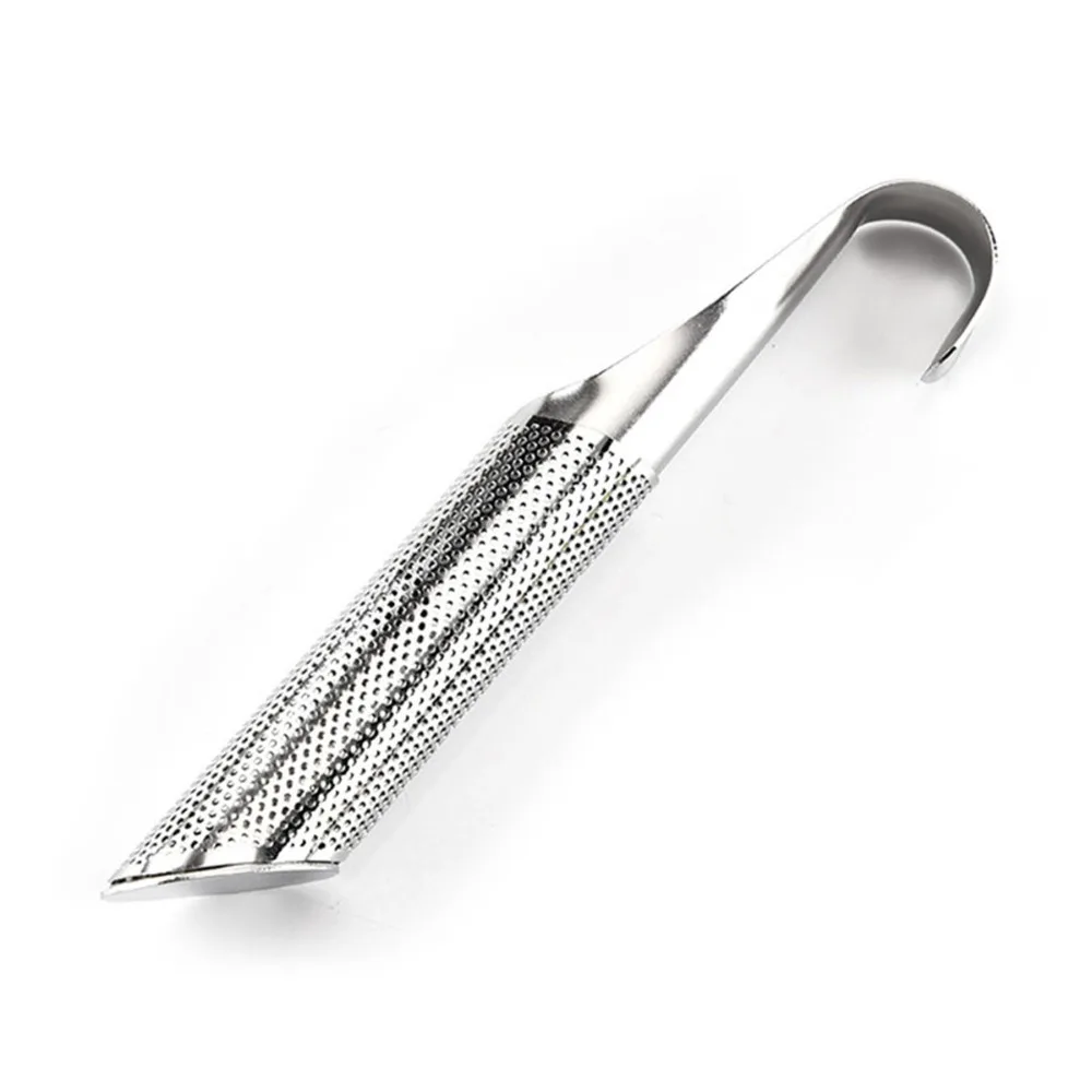 Stainless steel silver pipe teapot tea infuser strainer long handled tablespoon teaspoons mesh spoon filter infusers | Дом и сад