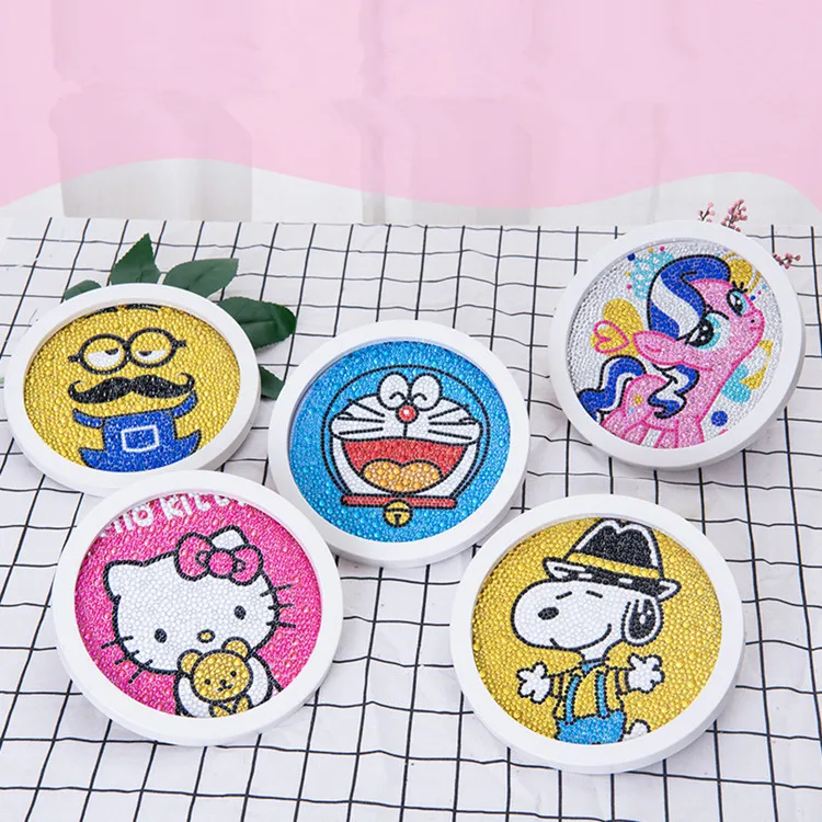 Kuke новый 5D DIY Детский Набор алмазной вышивки крестиком мультфильм hello kitty Алмазная
