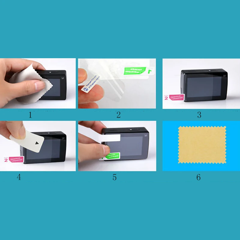 Устойчивая к царапинам Защитная пленка для ЖК дисплея + объектива Xiaomi Yi Xiaoyi 2 4K