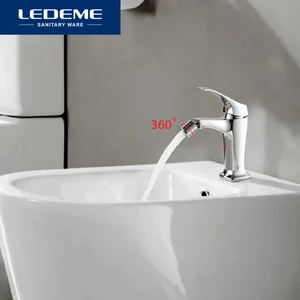 Смеситель для биде LEDEME L5042, латунный кран для унитаза с креплением на раковину, распылитель для туалета, Душевая насадка, кран для ванной комнаты
