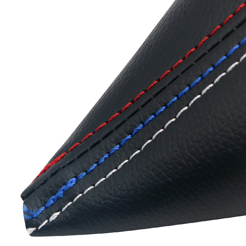 2 Pcs/Set New Car Shift Knob Stick Handbrake Leather Gaiter Boot Cover Case Gear Collar For Bmw 3 Series E36 E46 M3 |
