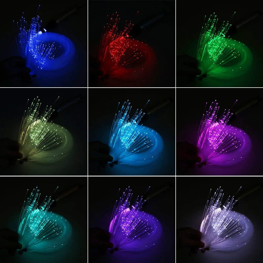 6W RGB волоконно-оптический комплект потолочных светильников 0 75 мм * 150 шт 2 м