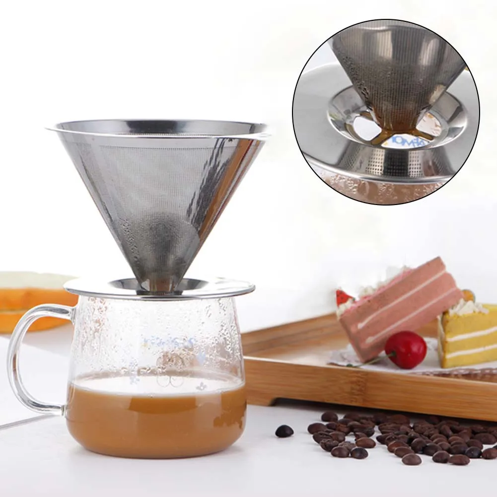 1 шт. капельный портативный ручной многоразовый Кемпинг кофе фильтр инструменты