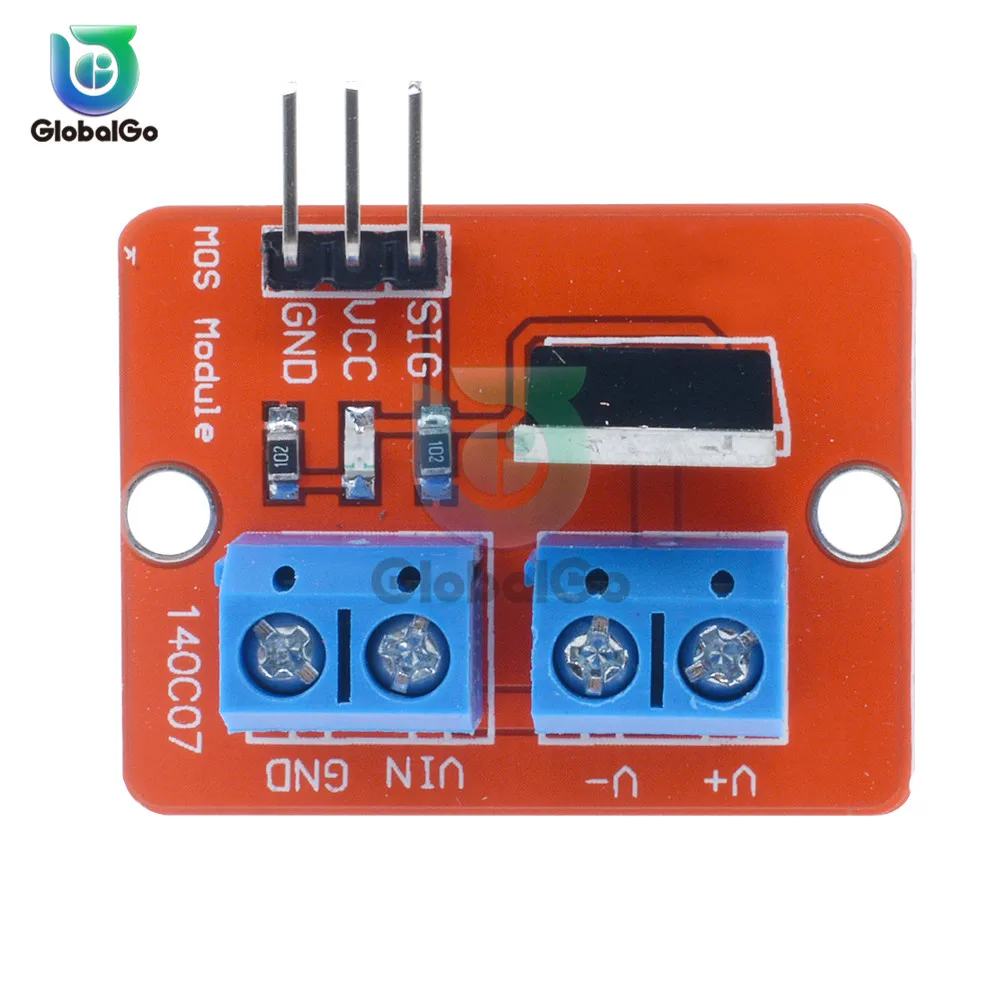 IRF520 MOSFET 0 24 в топ Mosfet Кнопка драйвер MOS модуль для Arduino MCU ARM Raspberry pi PWM затемняющий