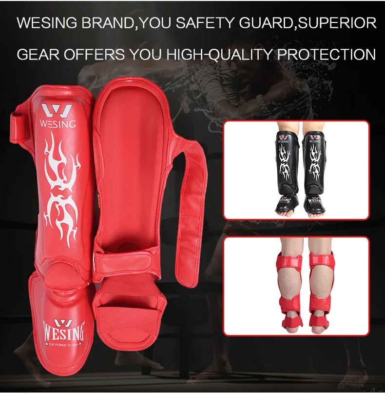 Защитные щитки MMA wesing muay thai толщина голени и супинатора защита бокса щиток