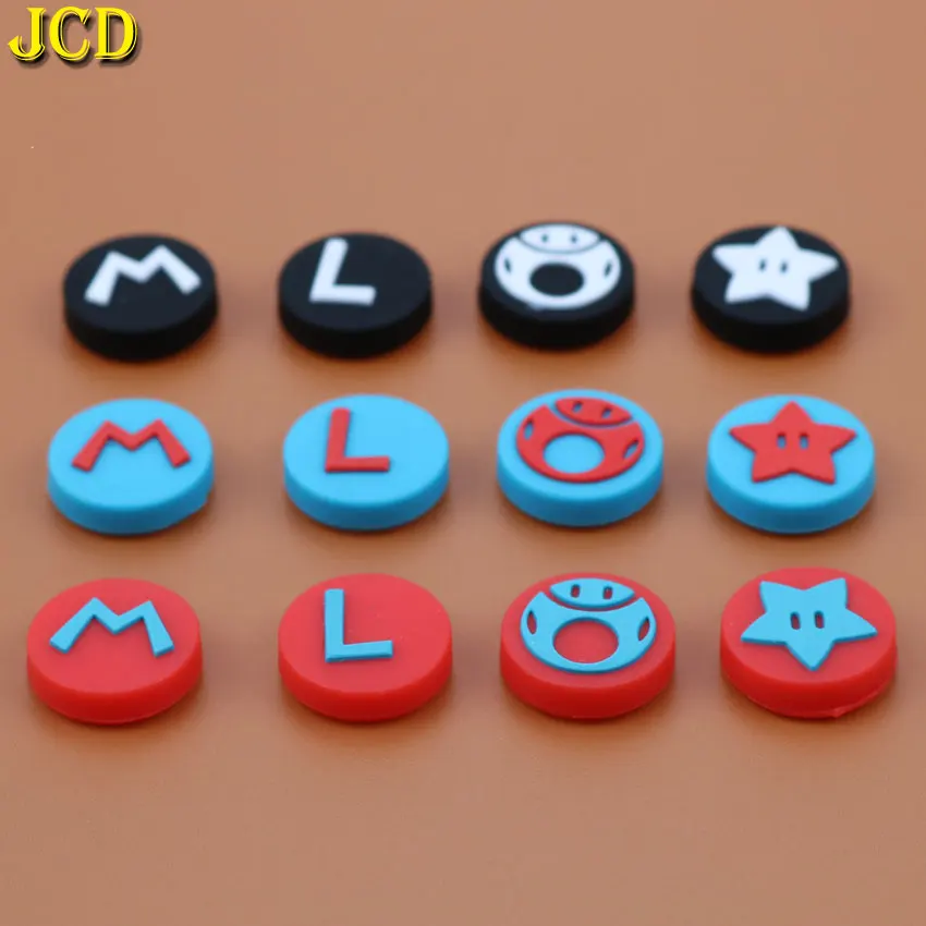 JCD 2 шт. Силиконовый Аналоговый джойстик колпачки для переключателя PokeBall Plus