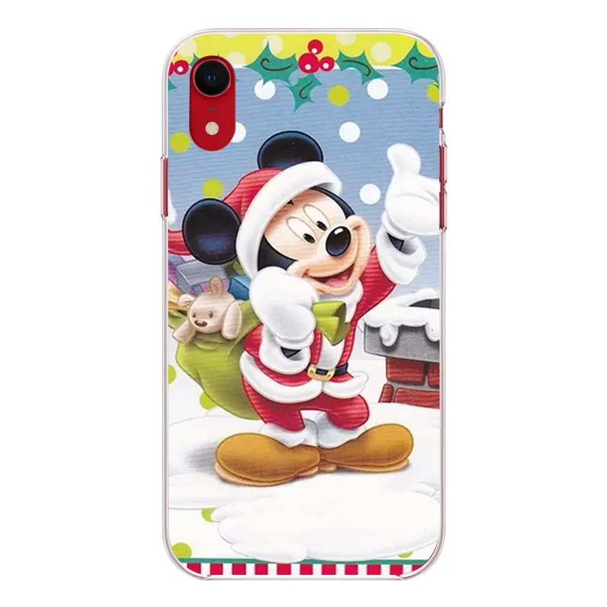 OUTMIX Рождество Микки Минни чехол для телефона iPhone 6s 6 plus 7 8 5 5S SE XR XS