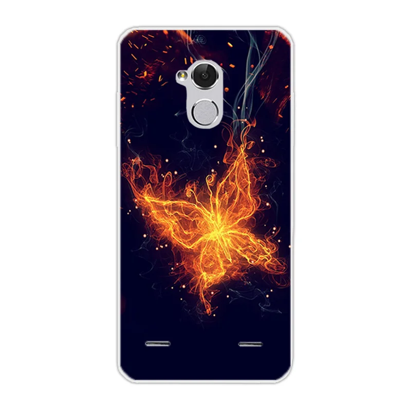 Для zte лезвие BA2/V7 удобный телефонный футляр мягкий силиконовый масло дизайн прозрачный TPU для zte BA2 задняя крышка для zte V7Lite Fundas Capa - Цвет: 02