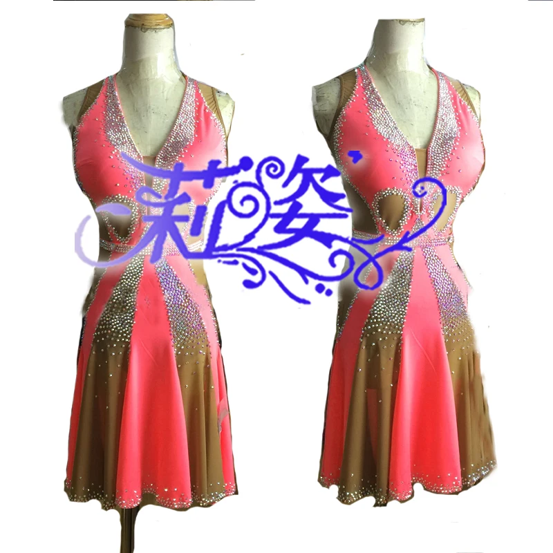 Женское платье для бальных танцев танцевальное латиноамериканских с