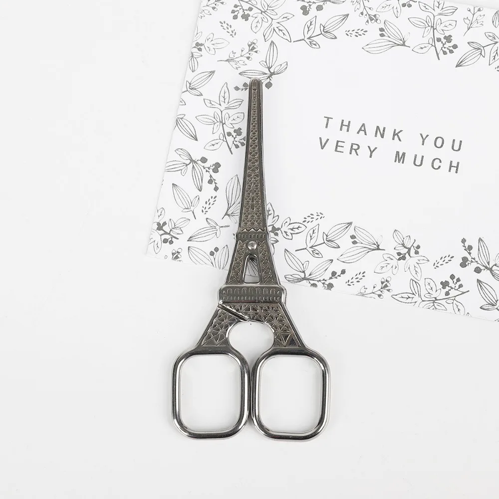 Винтажные ножницы античные титановые из нержавеющей стали в форме башни