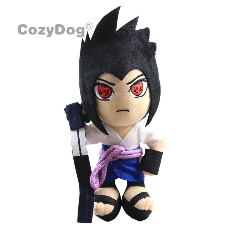 Uchiha Sasuke Аниме Наруто Учиха Итачи сасукеплюшевая игрушка Хатаке Какаши Гаара Наруто мягкие куклы " 20 см - Цвет: Uchiha Sasuke