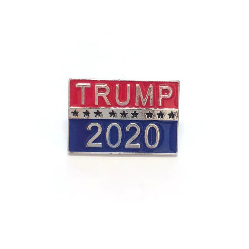 10 шт./лот панк Трамп президент 2020 брошь эмалированный штифт Нагрудный значок на