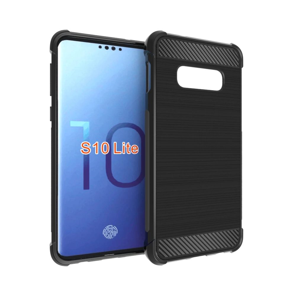 Брендовый противоударный мягкий чехол gligle из углеродного волокна и ТПУ для Samsung