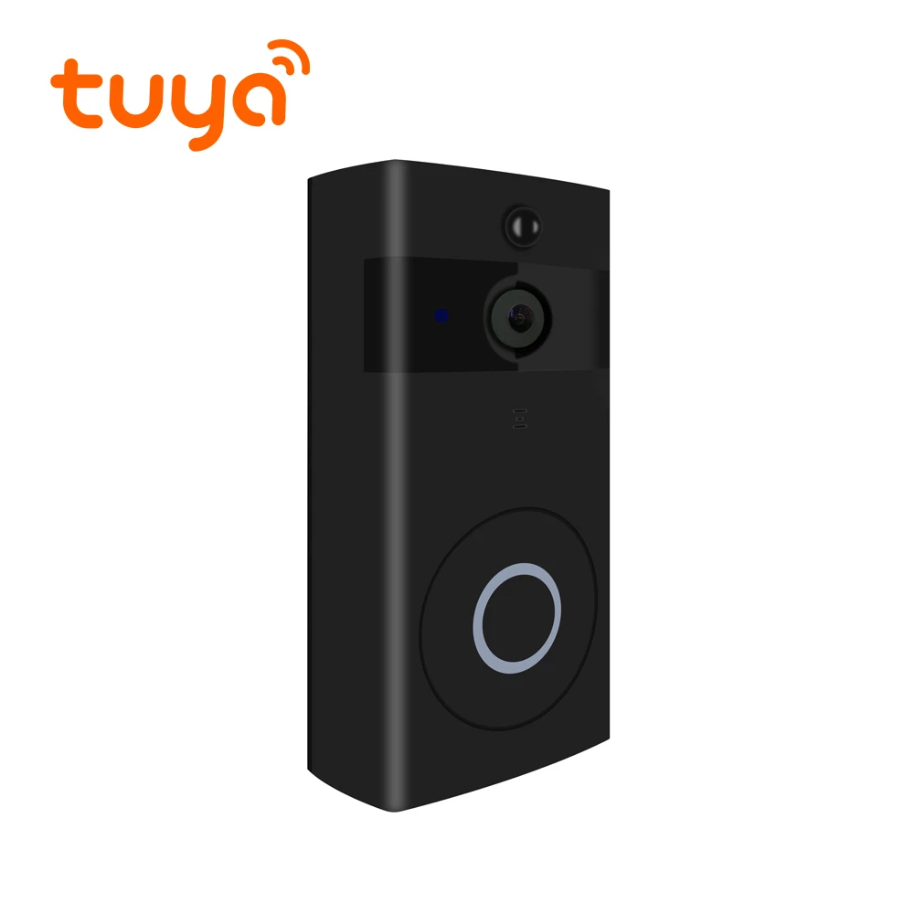 Tuya Wifi беспроводной умный кольцевой домашний охранный домофон камера видео