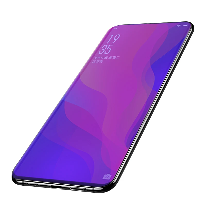 Микроданные для OPPO Find X 3D Анти синее закаленное стекло 9H полное покрытие анти