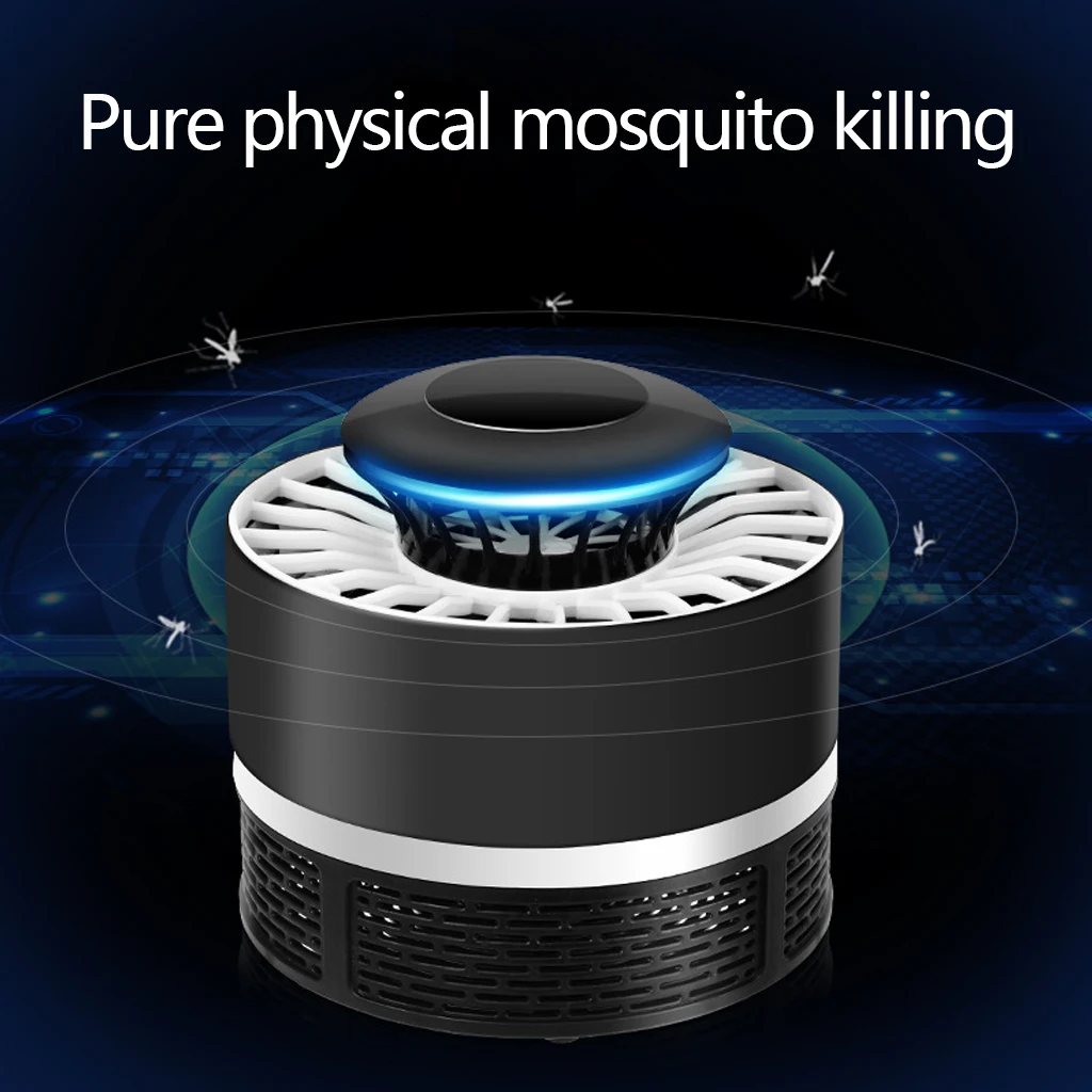 Photocatalytic Mosquito Killer Lamp Chemical-Free USB Power UV LED Light Anti Pest Dispeller With Suction Fan For Home | Лампы и