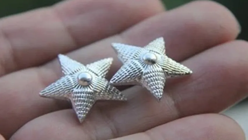 4 шт. (2 пары) российский Звездный ранг для армейского морского флота