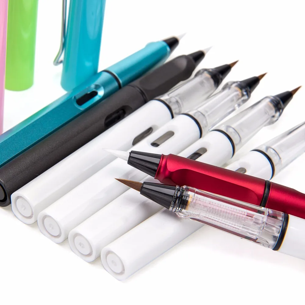 Кисти для акварели мягкие нейлоновые кисти рисования акварелью ручка